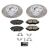 SC6963 Semi-Coated Rotor & Low-Dust Ceramic Brake Pad Kit - image 1