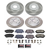 SC6966 Semi-Coated Rotor & Low-Dust Ceramic Brake Pad Kit - image 1
