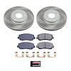 SC6967 Semi-Coated Rotor & Low-Dust Ceramic Brake Pad Kit - image 1