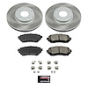 SC6968 Semi-Coated Rotor & Low-Dust Ceramic Brake Pad Kit - image 1