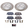 SC6969 Semi-Coated Rotor & Low-Dust Ceramic Brake Pad Kit - image 1