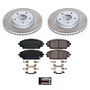 SC6971 Semi-Coated Rotor & Low-Dust Ceramic Brake Pad Kit - image 1