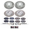SC6973 Semi-Coated Rotor & Low-Dust Ceramic Brake Pad Kit - image 1
