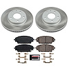 SC6974 Semi-Coated Rotor & Low-Dust Ceramic Brake Pad Kit - image 1