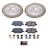 SC6976 Semi-Coated Rotor & Low-Dust Ceramic Brake Pad Kit