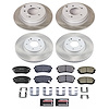 SC6981 Semi-Coated Rotor & Low-Dust Ceramic Brake Pad Kit - image 1