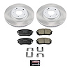 SC6982 Semi-Coated Rotor & Low-Dust Ceramic Brake Pad Kit - image 1
