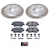 SC6985 Semi-Coated Rotor & Low-Dust Ceramic Brake Pad Kit - image 1