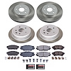 SC6988 Semi-Coated Rotor & Low-Dust Ceramic Brake Pad Kit - image 1