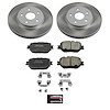 SC6990 Semi-Coated Rotor & Low-Dust Ceramic Brake Pad Kit - image 1