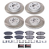 SC6995 Semi-Coated Rotor & Low-Dust Ceramic Brake Pad Kit - image 1