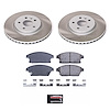 SC6996 Semi-Coated Rotor & Low-Dust Ceramic Brake Pad Kit - image 1