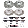SC7024 Semi-Coated Rotor & Low-Dust Ceramic Brake Pad Kit - image 1