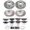 SC7025 Semi-Coated Rotor & Low-Dust Ceramic Brake Pad Kit - image 1