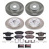 SC7028 Semi-Coated Rotor & Low-Dust Ceramic Brake Pad Kit - image 1