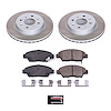 SC7032 Semi-Coated Rotor & Low-Dust Ceramic Brake Pad Kit - image 1