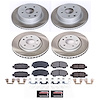 SC7035 Semi-Coated Rotor & Low-Dust Ceramic Brake Pad Kit - image 1