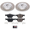 SC7039 Semi-Coated Rotor & Low-Dust Ceramic Brake Pad Kit - image 1