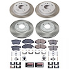 SC706 Semi-Coated Rotor & Low-Dust Ceramic Brake Pad Kit - image 1