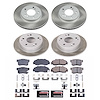 SC707 Semi-Coated Rotor & Low-Dust Ceramic Brake Pad Kit - image 1