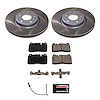 SC7072 Semi-Coated Rotor & Low-Dust Ceramic Brake Pad Kit - image 1