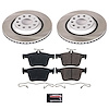 SC7084 Semi-Coated Rotor & Low-Dust Ceramic Brake Pad Kit