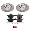 SC7093 Semi-Coated Rotor & Low-Dust Ceramic Brake Pad Kit