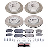 SC7113 Semi-Coated Rotor & Low-Dust Ceramic Brake Pad Kit - image 1