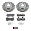 SC7126 Semi-Coated Rotor & Low-Dust Ceramic Brake Pad Kit - image 1