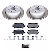 SC7127 Semi-Coated Rotor & Low-Dust Ceramic Brake Pad Kit - image 1