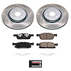SC7143 Semi-Coated Rotor & Low-Dust Ceramic Brake Pad Kit - image 1