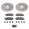 SC7150 Semi-Coated Rotor & Low-Dust Ceramic Brake Pad Kit - image 1