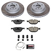 SC7162 Semi-Coated Rotor & Low-Dust Ceramic Brake Pad Kit - image 1