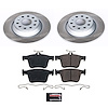 SC7176 Semi-Coated Rotor & Low-Dust Ceramic Brake Pad Kit