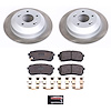 SC7213 Semi-Coated Rotor & Low-Dust Ceramic Brake Pad Kit - image 1
