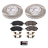 SC7215 Semi-Coated Rotor & Low-Dust Ceramic Brake Pad Kit - image 1