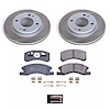 SC7217 Semi-Coated Rotor & Low-Dust Ceramic Brake Pad Kit - image 1