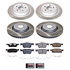 SC7231 Semi-Coated Rotor & Low-Dust Ceramic Brake Pad Kit - image 1