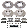 SC7235 Semi-Coated Rotor & Low-Dust Ceramic Brake Pad Kit - image 1