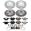 SC7237 Semi-Coated Rotor & Low-Dust Ceramic Brake Pad Kit - image 1