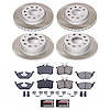 SC7242 Semi-Coated Rotor & Low-Dust Ceramic Brake Pad Kit - image 1