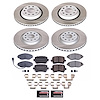 SC7254 Semi-Coated Rotor & Low-Dust Ceramic Brake Pad Kit - image 1
