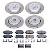 SC7284 Semi-Coated Rotor & Low-Dust Ceramic Brake Pad Kit - image 1