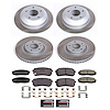 SC7286 Semi-Coated Rotor & Low-Dust Ceramic Brake Pad Kit - image 1