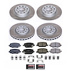 SC7300 Semi-Coated Rotor & Low-Dust Ceramic Brake Pad Kit - image 1