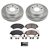 SC7303 Semi-Coated Rotor & Low-Dust Ceramic Brake Pad Kit - image 1