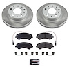 SC7306 Semi-Coated Rotor & Low-Dust Ceramic Brake Pad Kit - image 1