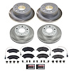 SC7308 Semi-Coated Rotor & Low-Dust Ceramic Brake Pad Kit - image 1