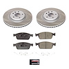 SC7338 Semi-Coated Rotor & Low-Dust Ceramic Brake Pad Kit - image 1