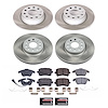 SC7339 Semi-Coated Rotor & Low-Dust Ceramic Brake Pad Kit - image 1